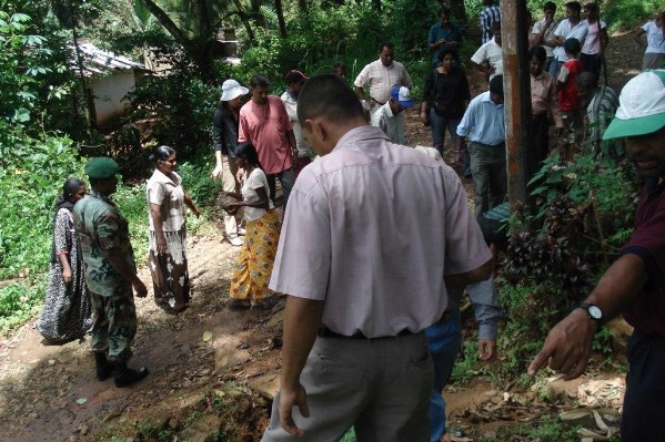 coordination of landslide area conservation projects- rathnapura.JPG